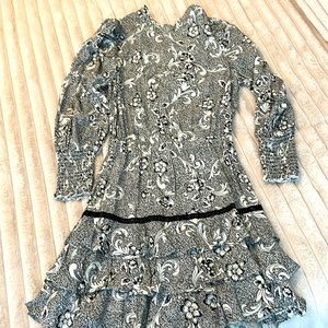 Black and white dress